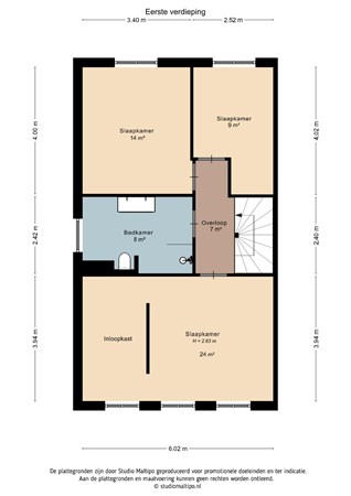 Floorplan - Saffierlaan 8, 4142 RD Leerdam